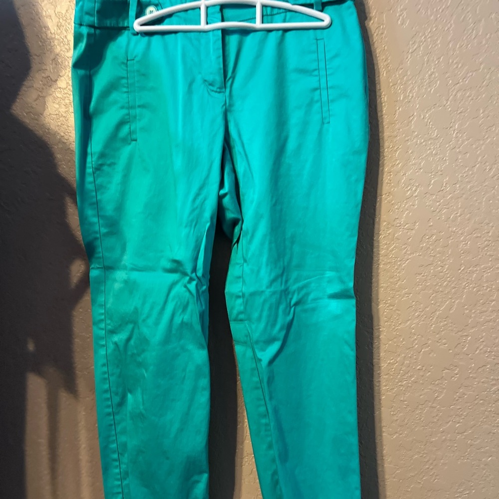 LOFT Turquoise Trousers